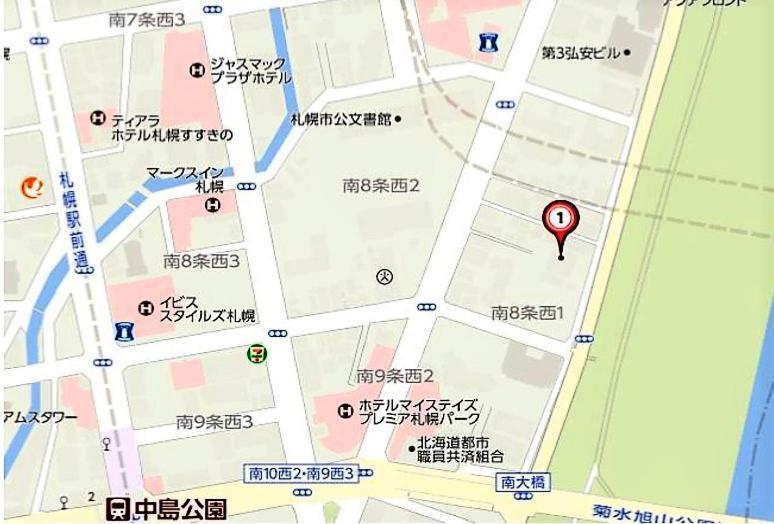 Ferienwohnung サービスアパ―トメントsapporo中島公園1Ldk802 Exterior foto